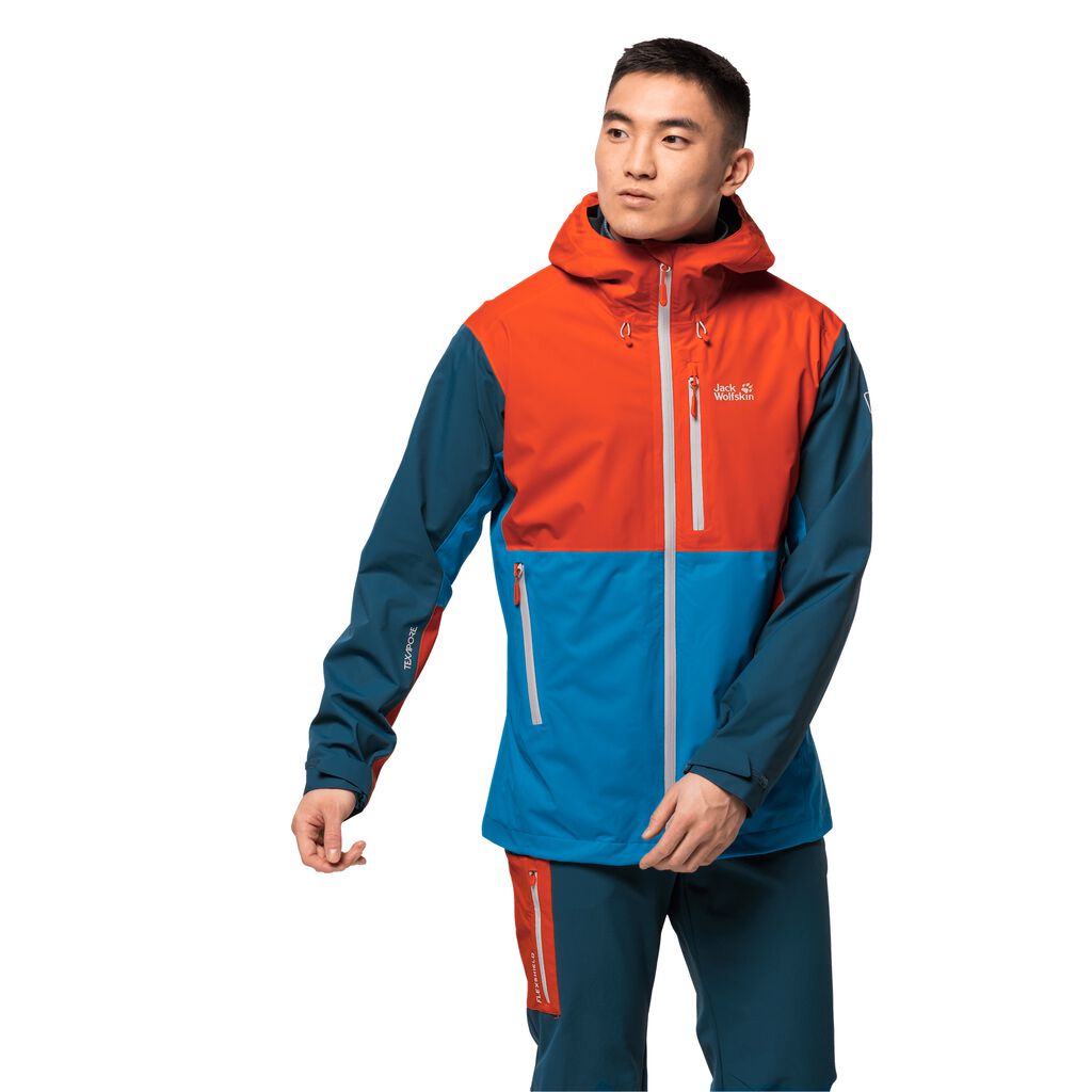 Jack Wolfskin EAGLE PEAK Vestes Homme Bleu - CDUEOJZ-36